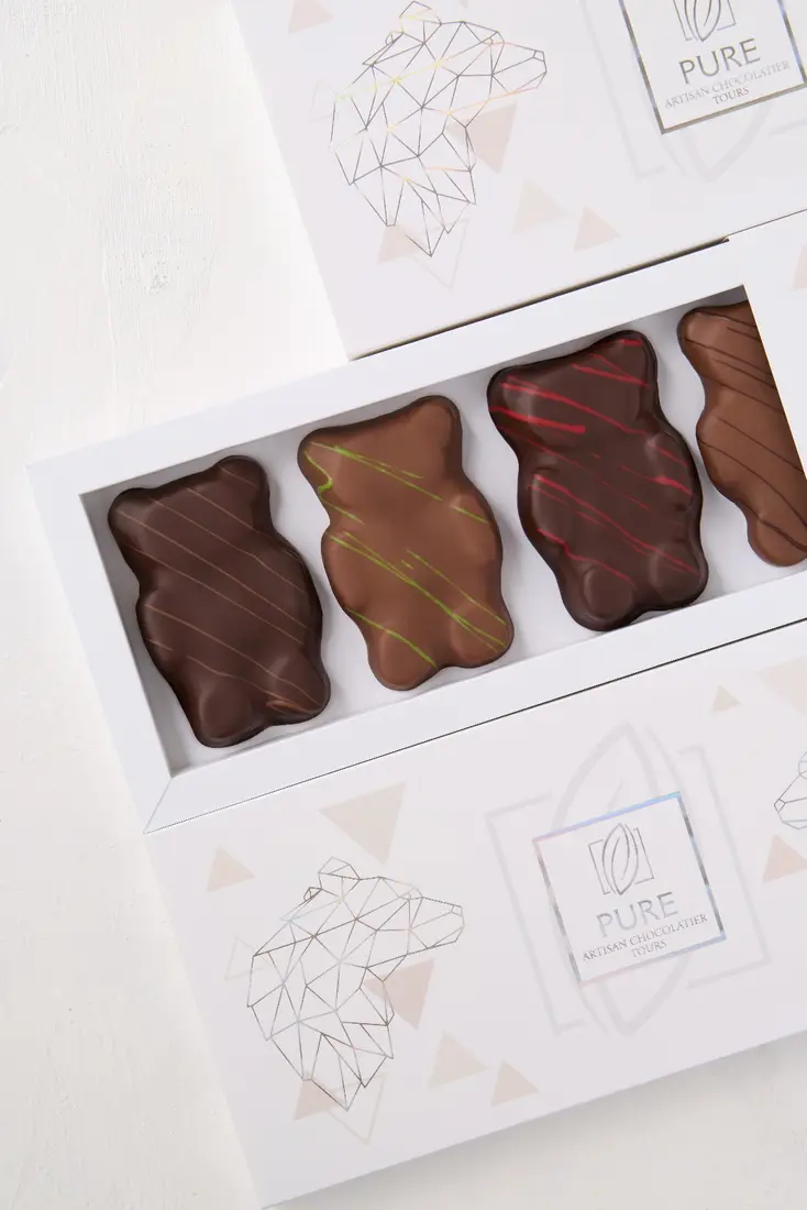 Coffret d'oursons fourrés