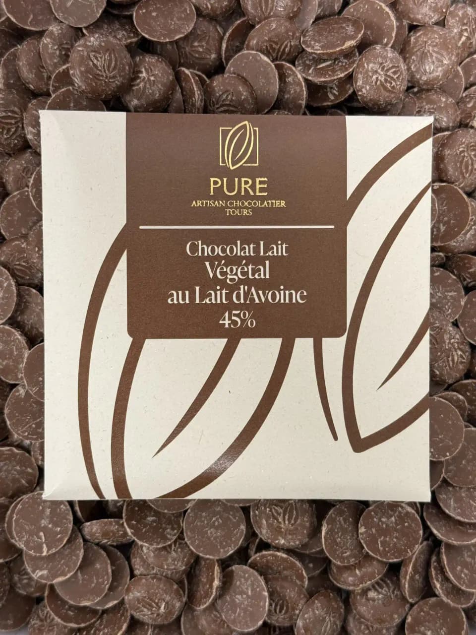 Chocolat Végétal au lait d’avoine 45%